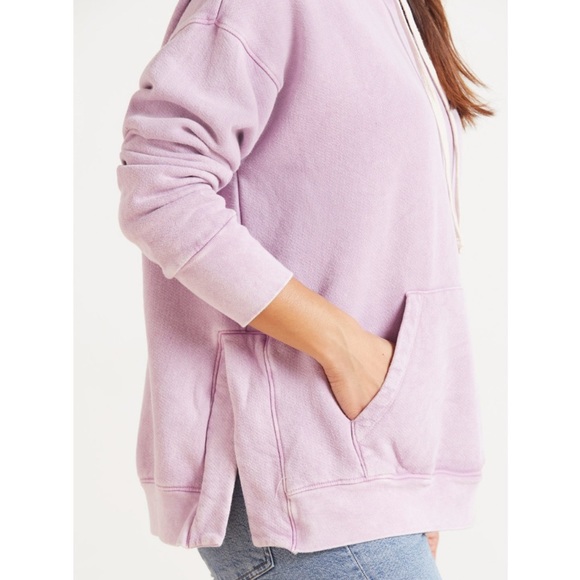 Sundry Mineral Wash Tie Dye Slit Hoodie - Picture 2 of 11